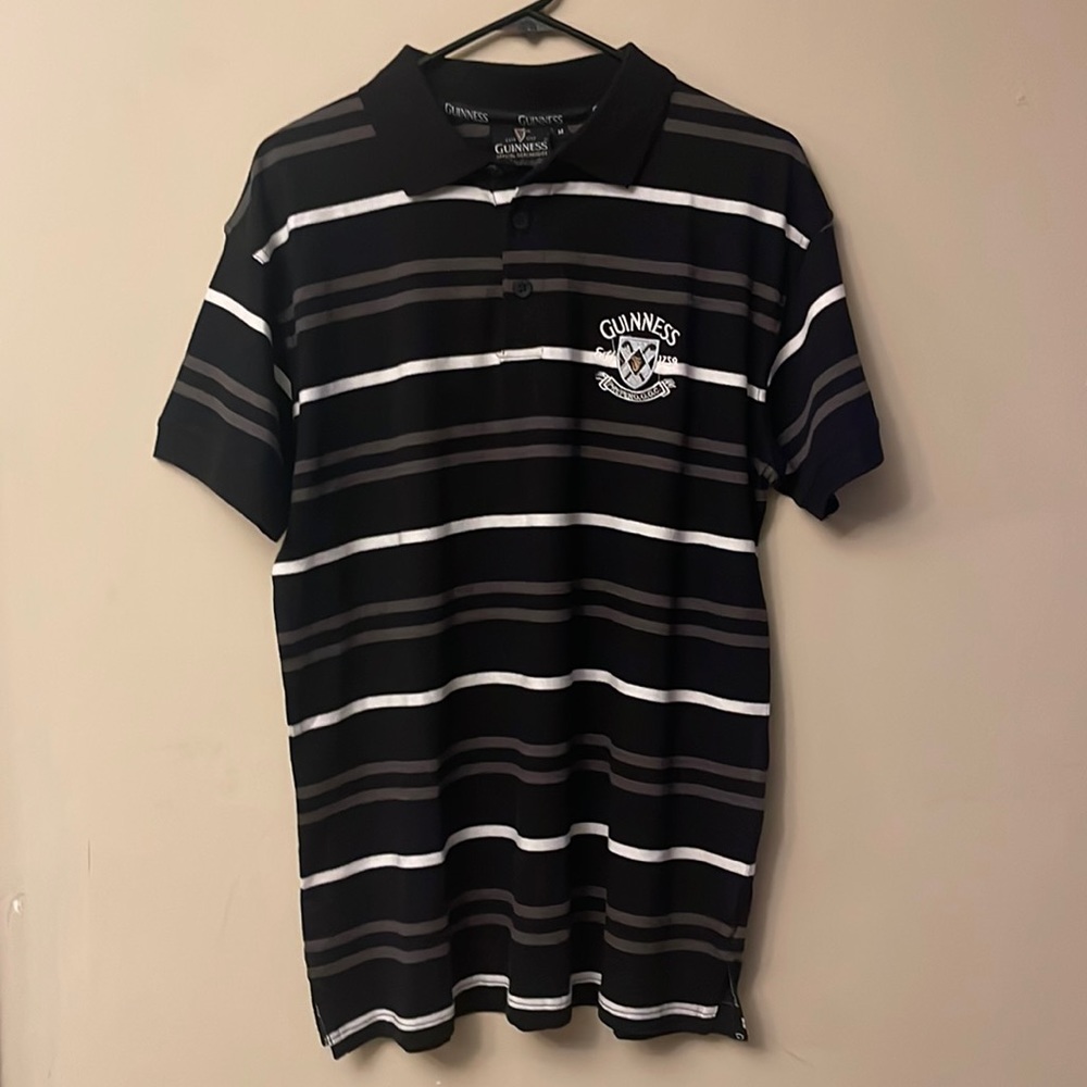 Guinness Polo Shirt Mens M